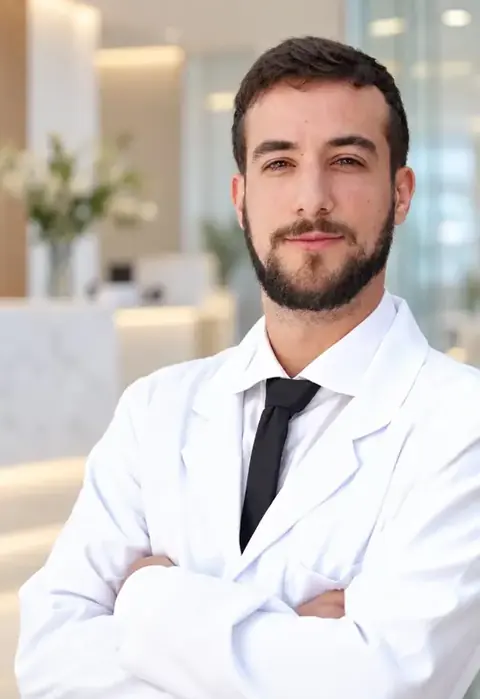 Retrato profissional de Dr. Lucas Torres Pires